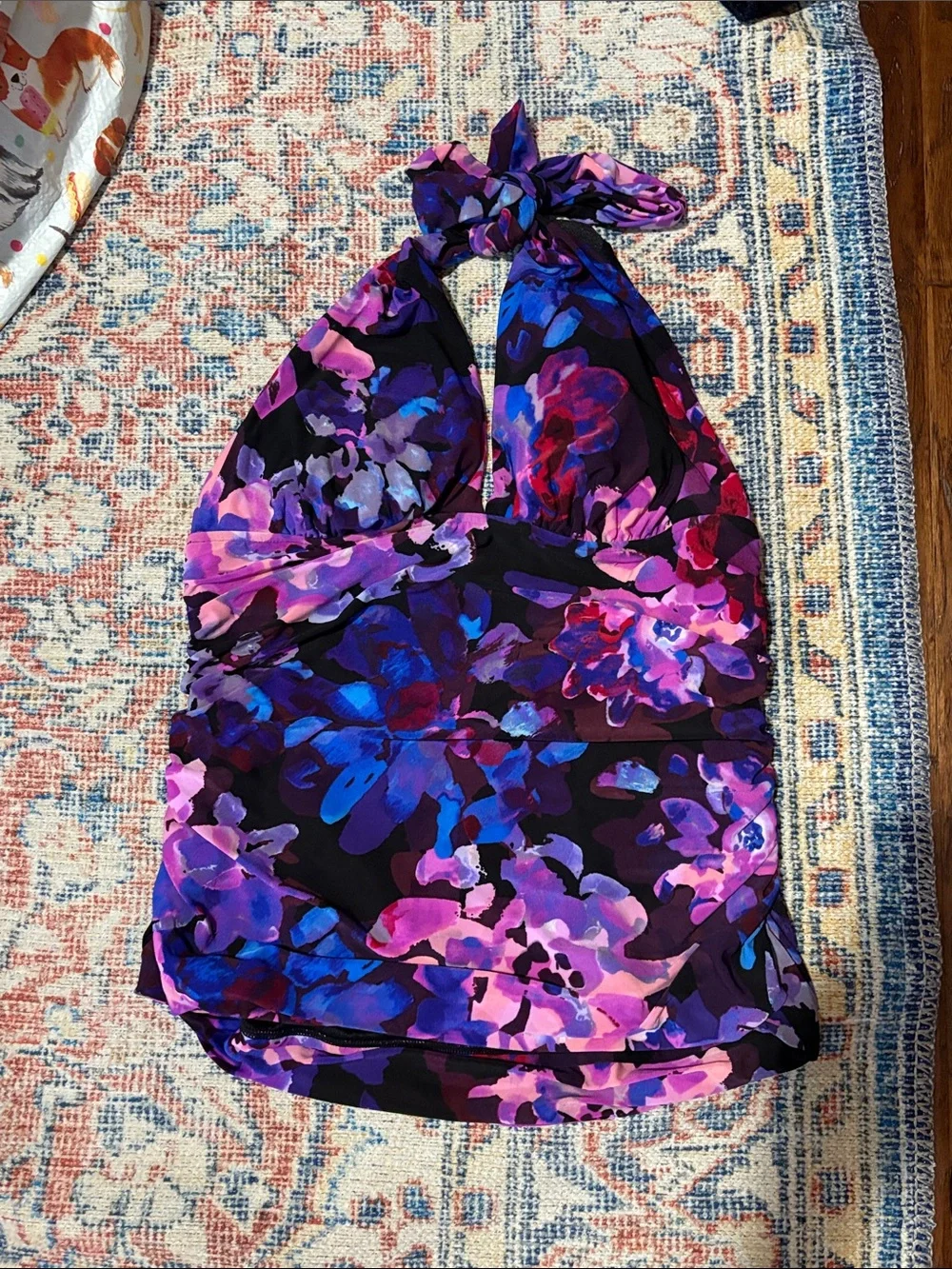 Magicsuit Divine April Halter Tankini Top SZ 16 NWT - Picture 3 of 5